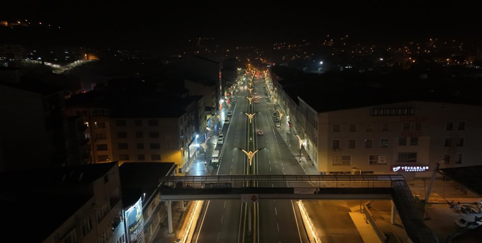 Zonguldak ve Yenice Caddeleri Baştan Sona Yenilendi