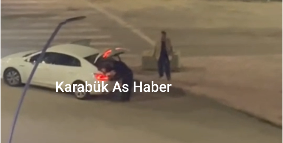 Karabük’te Kaldırım Taşı Hırsızlığı İddiasıyla 2 Şüpheli Yakalandı