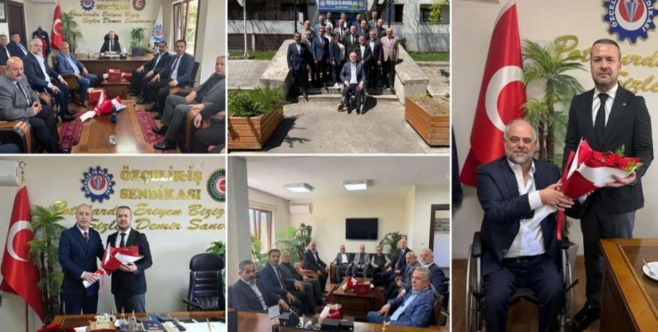 DERNEKLERDEN ÖZÇELİK-İŞ SENDİKASI’NA 1 MAYIS ZİYARETİ