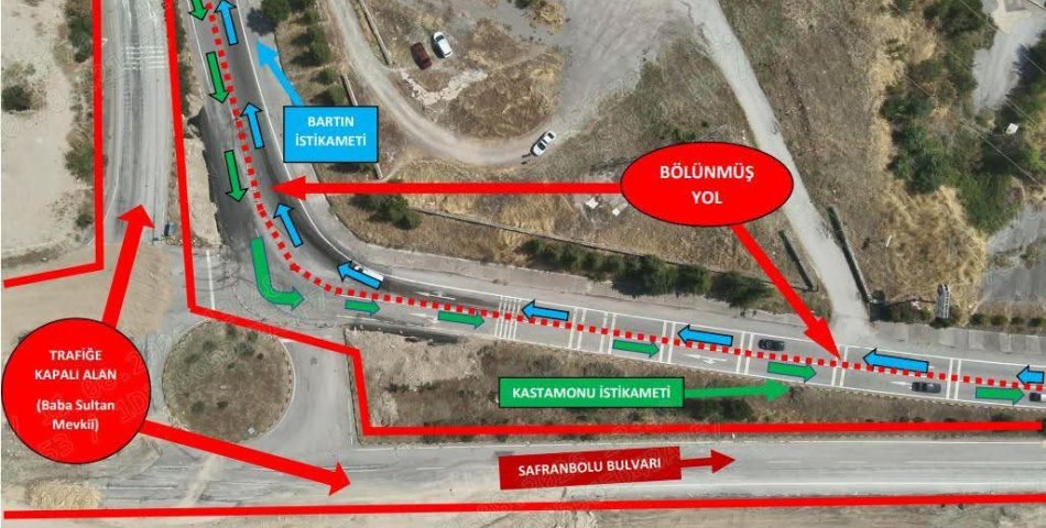 Baba Sultan Kavşağı'nda Trafik Düzenlemesi!
