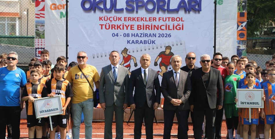 Okul Sporları Küçük Erkekler Futbol Türkiye Birinciliği Karabük’te Başladı