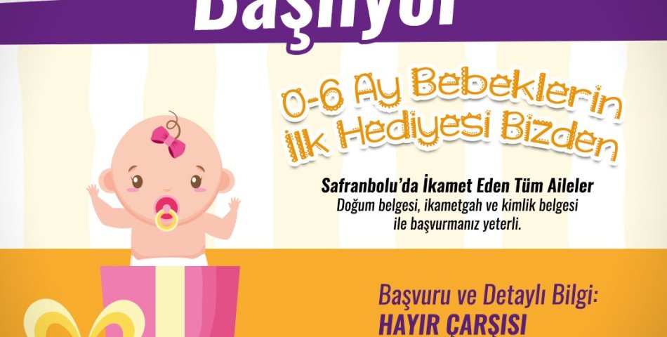 “Hoş Geldin Bebek” Projesi Başlıyor