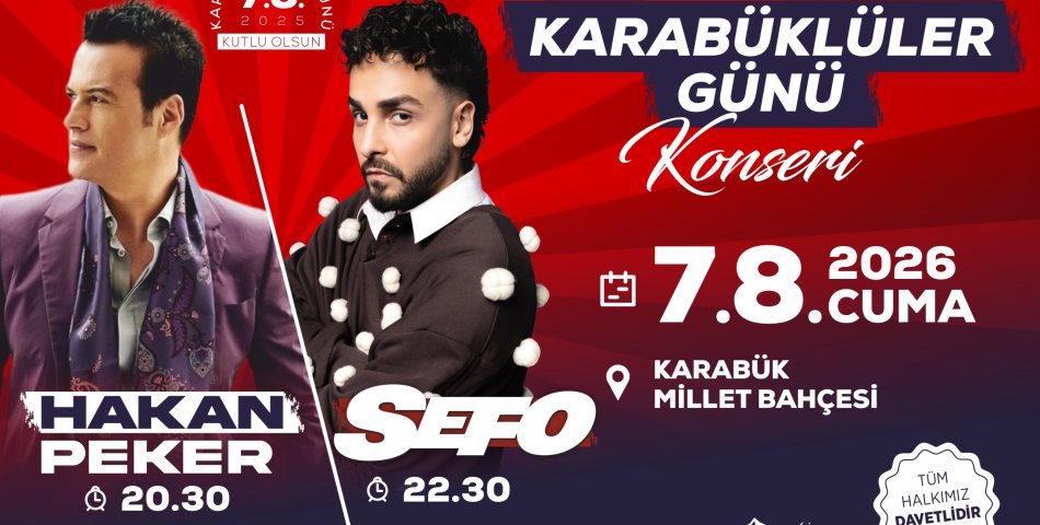 KARABÜK BELEDİYESİ’NDEN DEV KONSER 