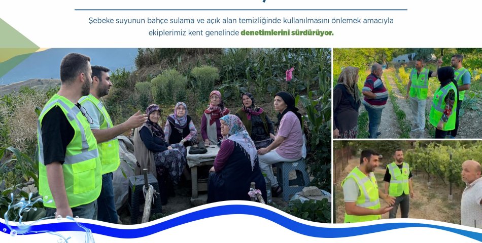 SU İSRAFINA SIFIR TOLERANS  KARABÜK BELEDİYESİ SAHADA!