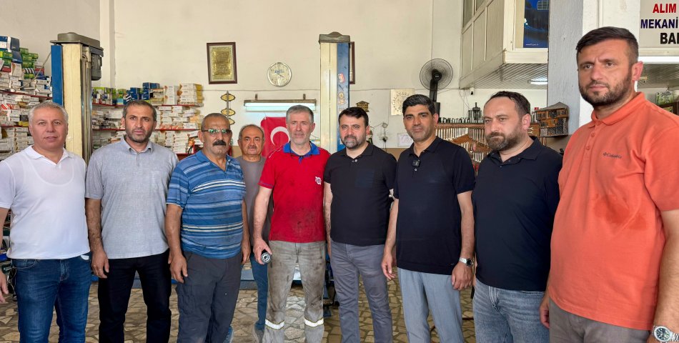 AK PARTİ’DEN SANAYİ ESNAFINA ZİYARET