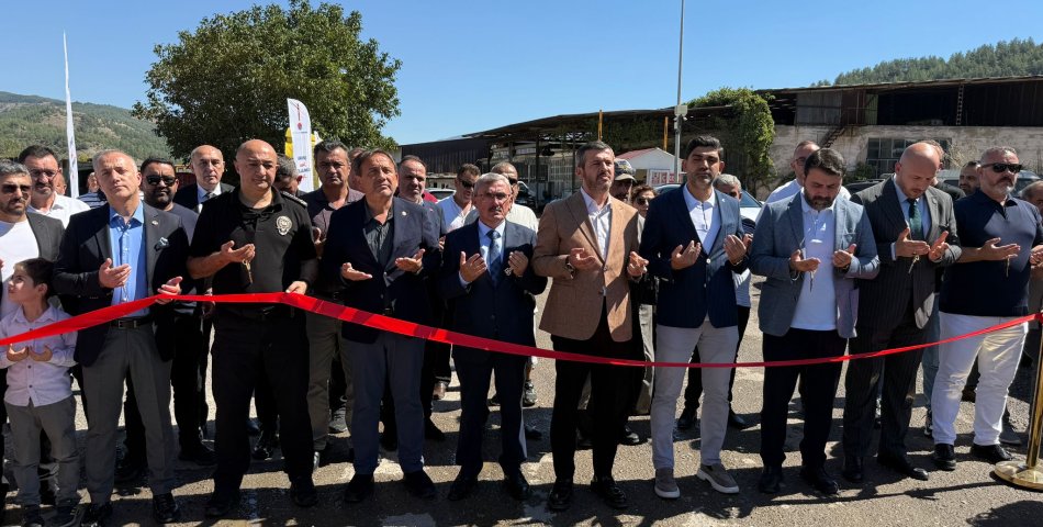 ŞOFÖRLER ODASININ YENİ TIR PARKININ AÇILIŞI YAPILDI