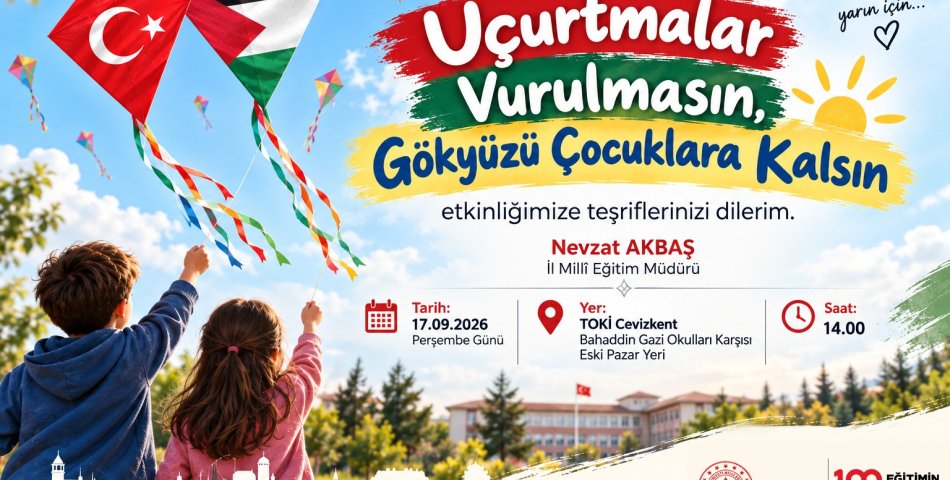 KARABÜK’TE GÖKYÜZÜ ÇOCUKLAR İÇİN RENKLENECEK