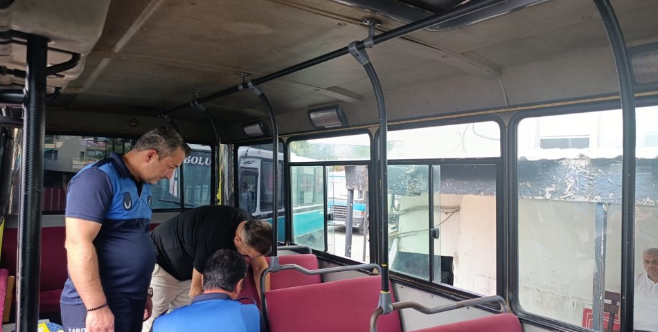 Safranbolu’da Minibüslere Hijyen ve Ruhsat Denetimi