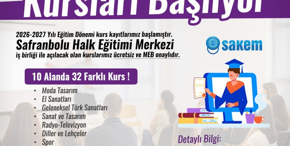 SAKEM’de Kurs Kayıtları Başladı