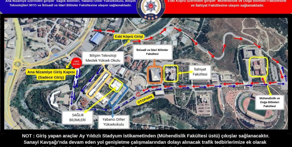 Karabük’te KPSS Öncesi Trafik Düzenlemesi Yapılacak