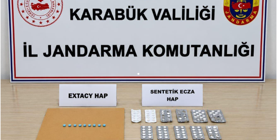 Karabük'te Uyuşturucu Operasyonu: Çok Sayıda Hap Ele Geçirildi