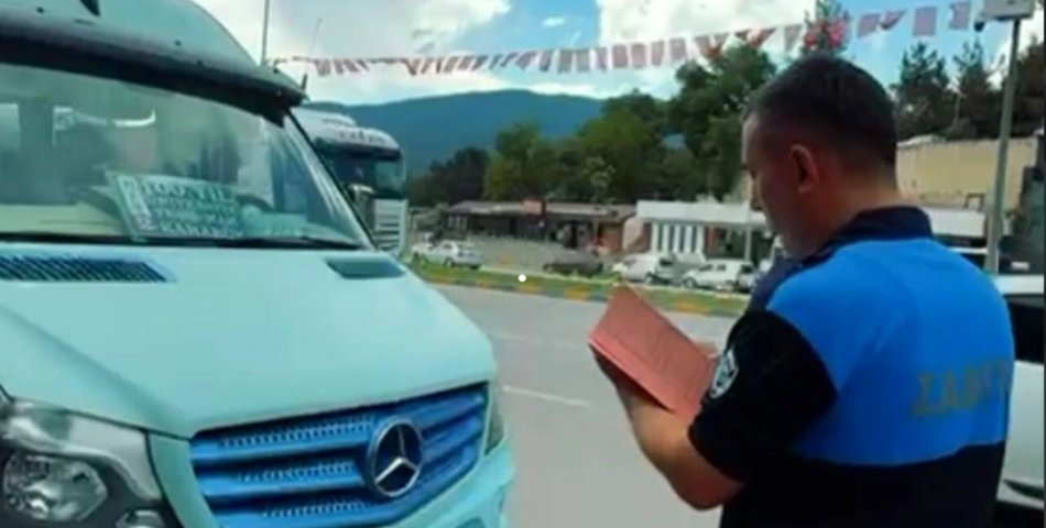 BELEDİYEDEN MİNİBÜSLERE NEZAKET VE TEMİZLİK DENETİMİ