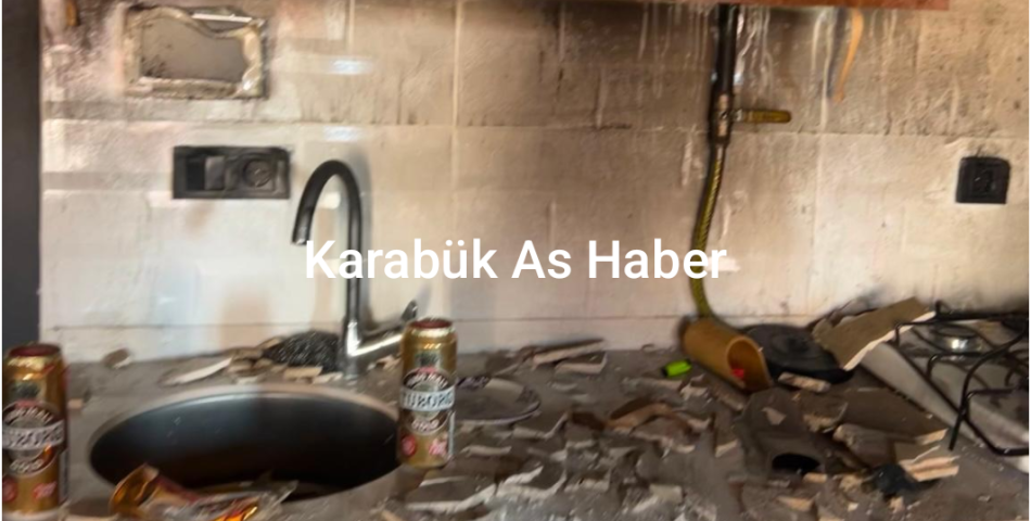 TARTIŞMA SONRASI ÇIKAN YANGINDA EV KULLANILAMAZ HALE GELDİ