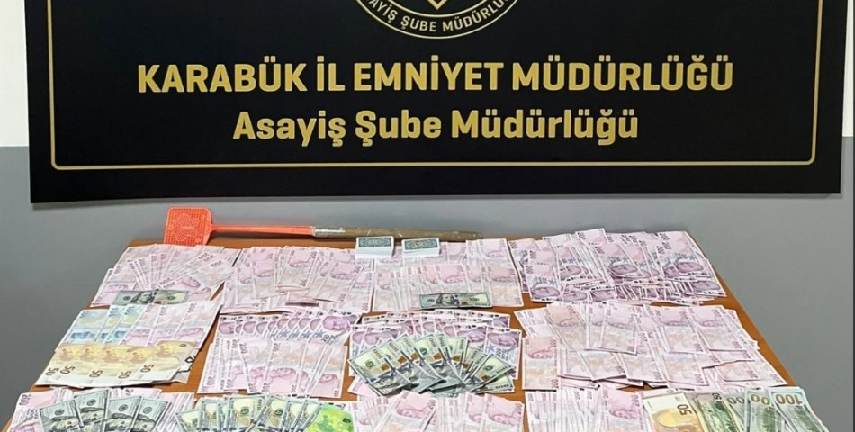 KARABÜK'TE KUMAR OPERASYONU: 19 KİŞİYE 220 BİN TL CEZA
