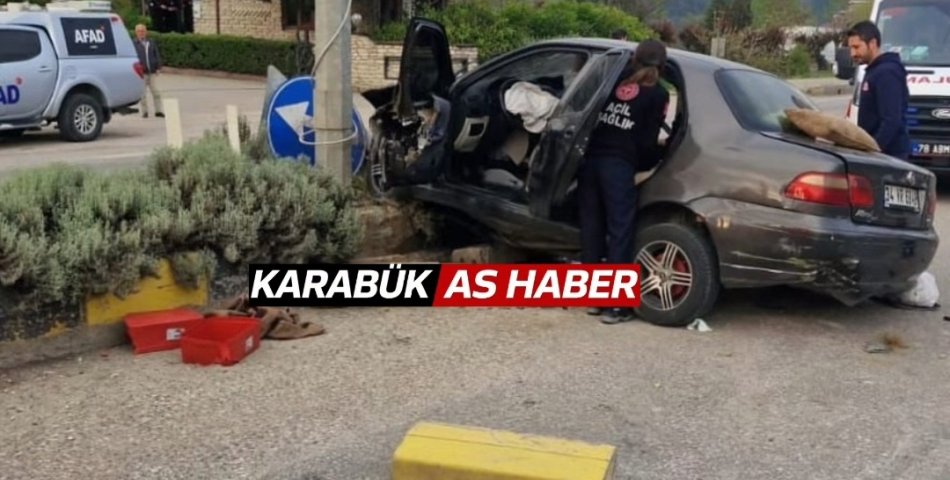 KARABÜK’TE FECİ KAZA: 1 ÖLÜ, 2’Sİ AĞIR 3 YARALI