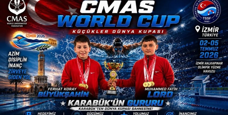 KARABÜK'ÜN ŞAMPİYON KULAÇLARI DÜNYA KUPASI YOLUNDA