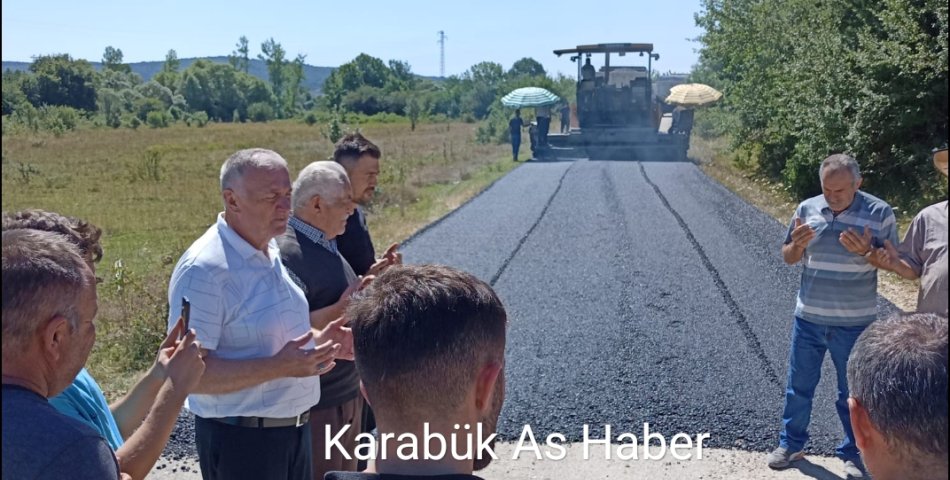 EFLÂNİ'DE ASFALT SEZONU DUALARLA BAŞLADI