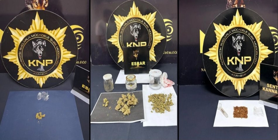 KARABÜK'TE NARKOTİK OPERASYONLARI: 2 TUTUKLAMA