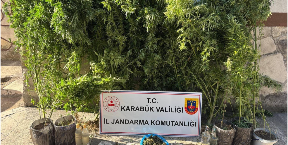 Karabük ve Safranbolu’da Uyuşturucu Operasyonu: Kök Kenevir ve Esrar Ele Geçirildi